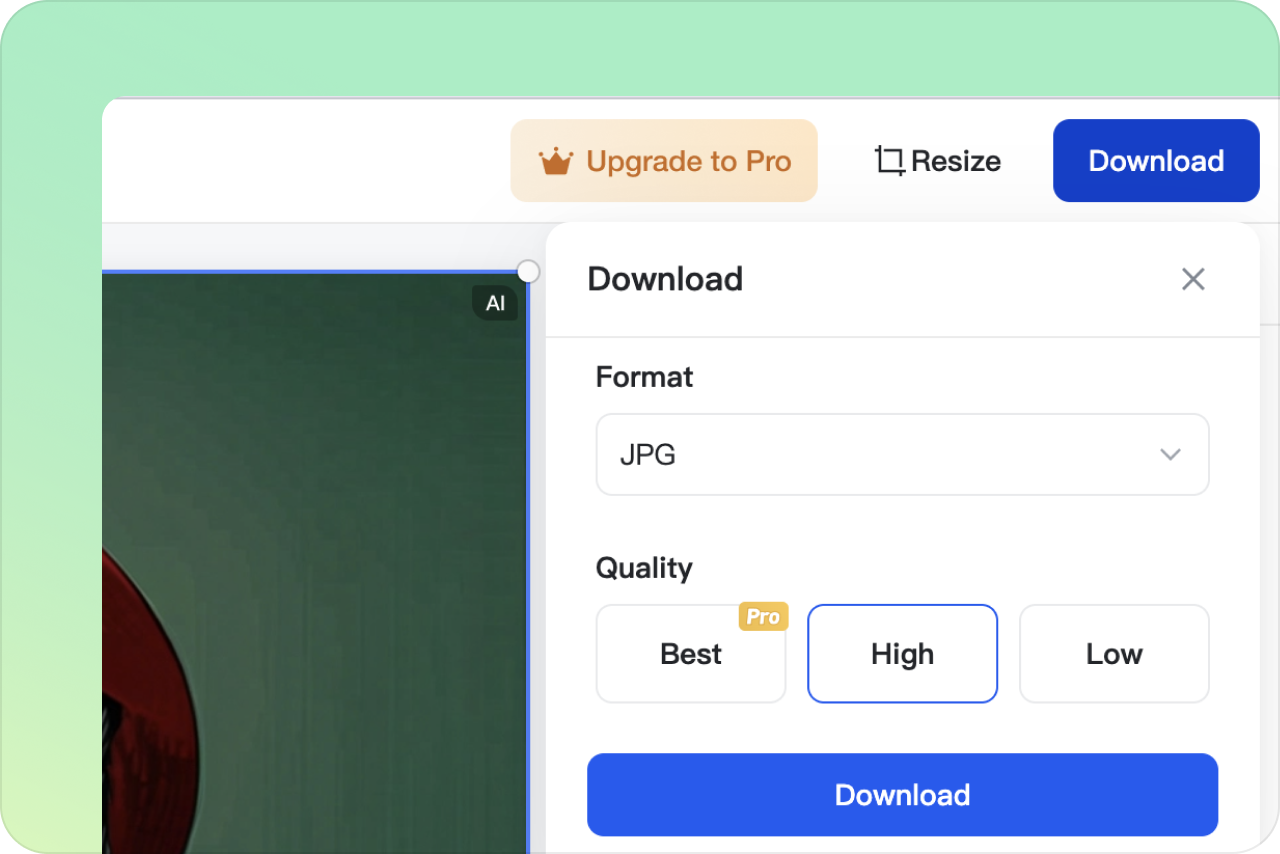 Generate, review, and download Generate, review, and download