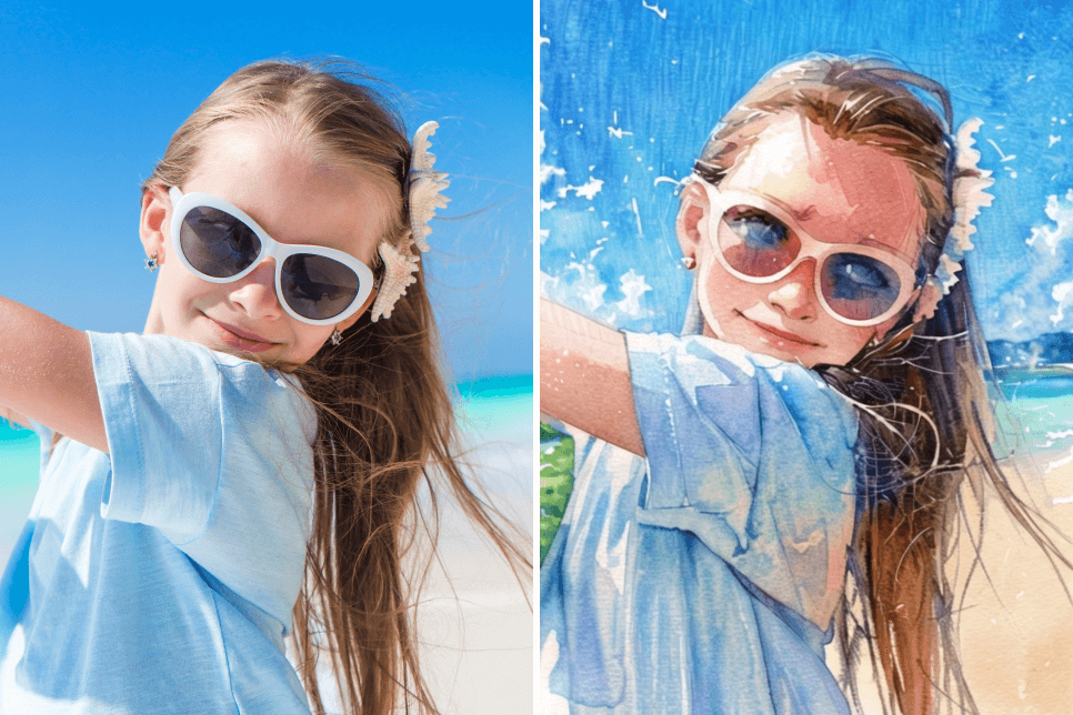 Make Watercolor Portraits from Photos Make Watercolor Portraits from Photos