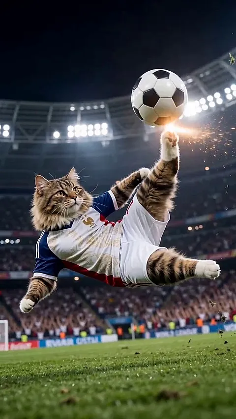 Cat Soccer Star