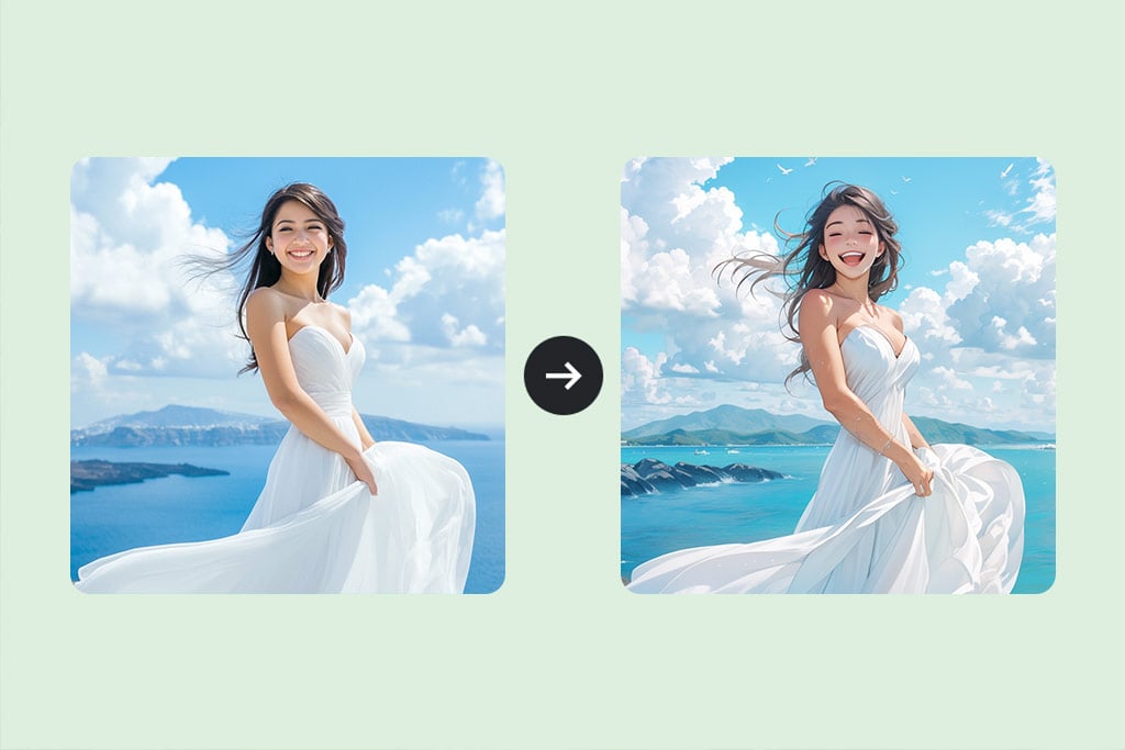 One-Click Photo to Cartoon Conversion One-Click Photo to Cartoon Conversion