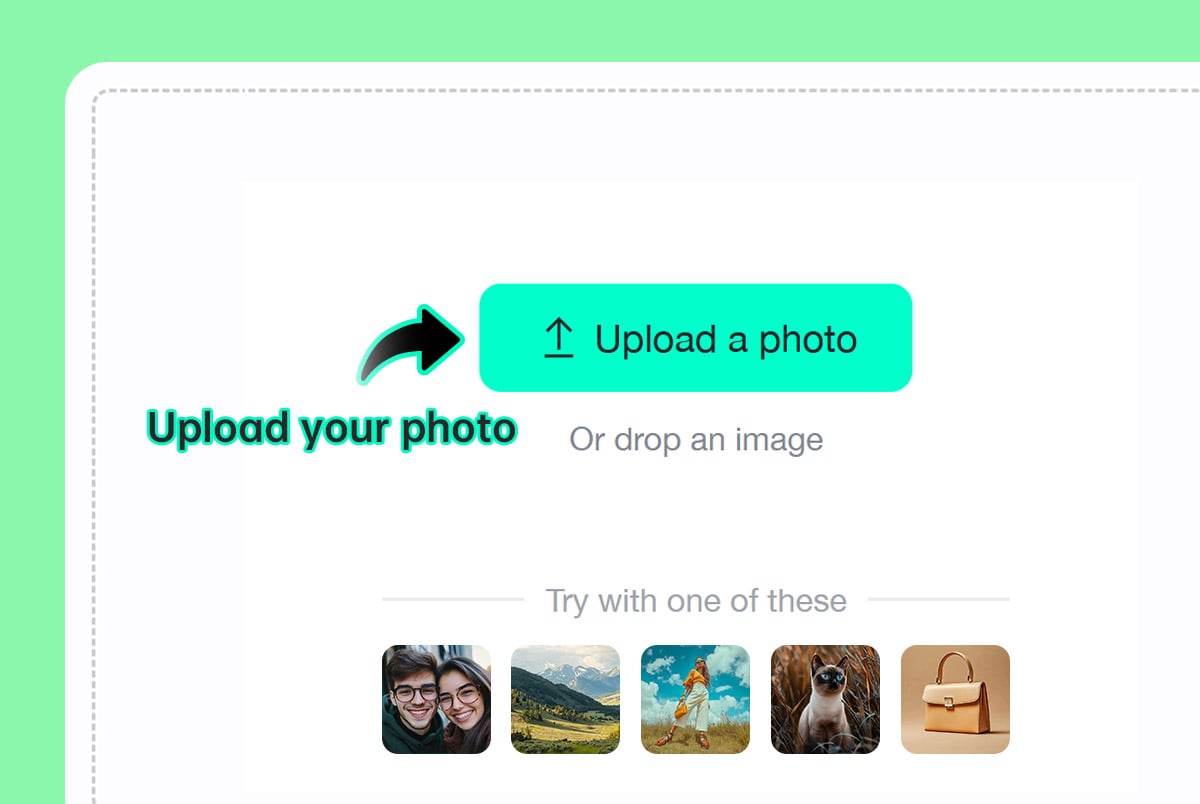 Step 1: Upload your image Step 1: Upload your image