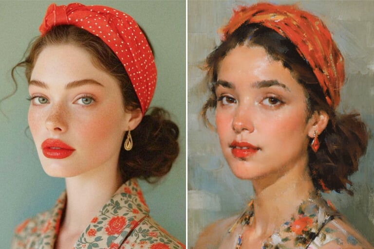 Vintage&nbsp;Portrait&nbsp;Style&nbsp;with&nbsp;Soft&nbsp;Tones