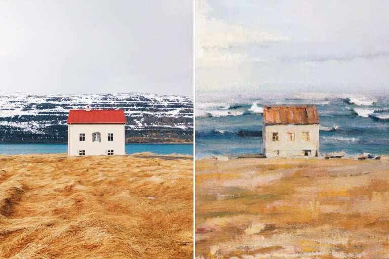 Soft&nbsp;Vintage&nbsp;Landscape&nbsp;Art