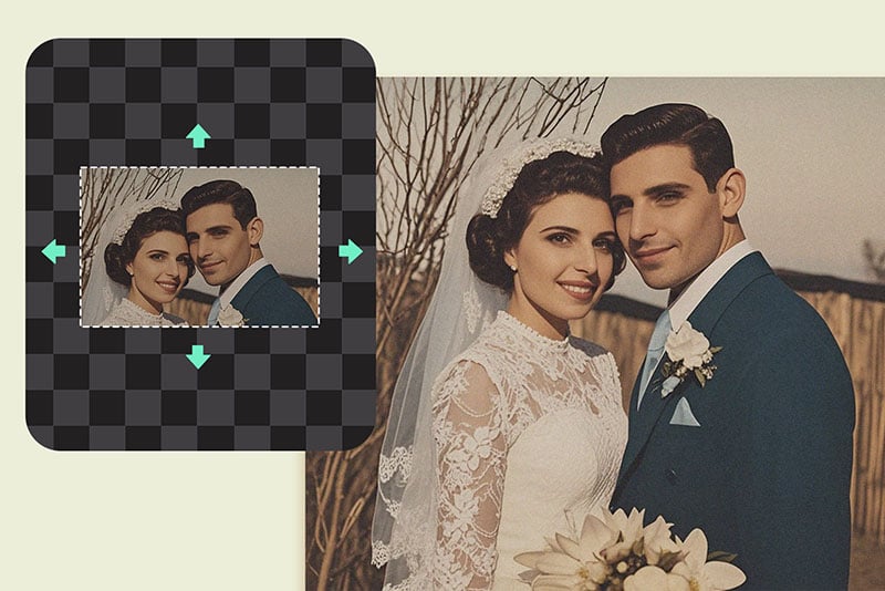 Old or damaged photo edges
