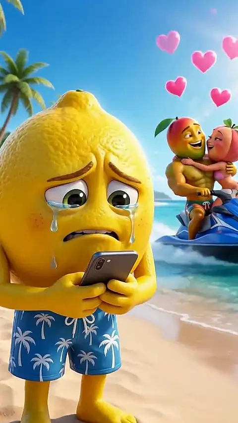 AI Fruit Love Triangle