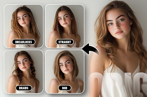 Female Hairstyle Changer Female Hairstyle Changer