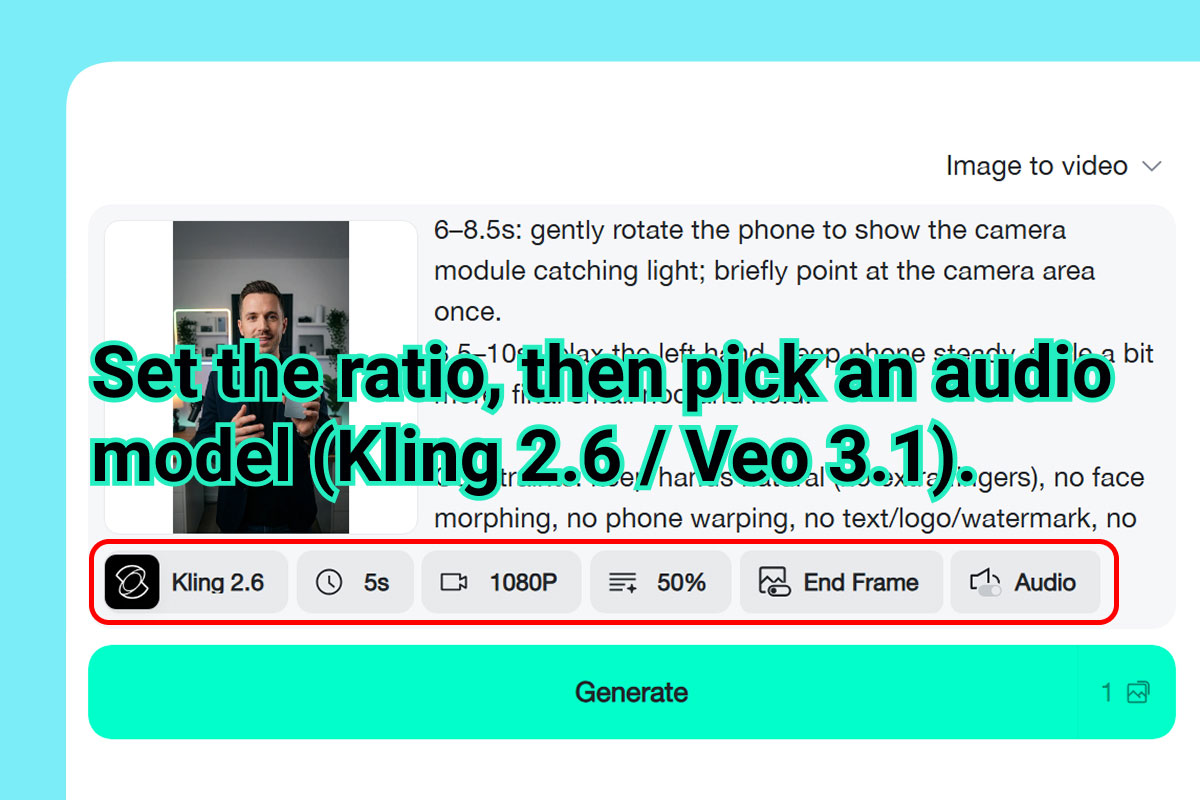 Step 3: Adjust Video Settings & Choose AI Model Step 3: Adjust Video Settings & Choose AI Model