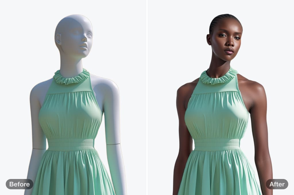 Convert Mannequins into Real-Life AI Models Like an Expert Convert Mannequins into Real-Life AI Models Like an Expert