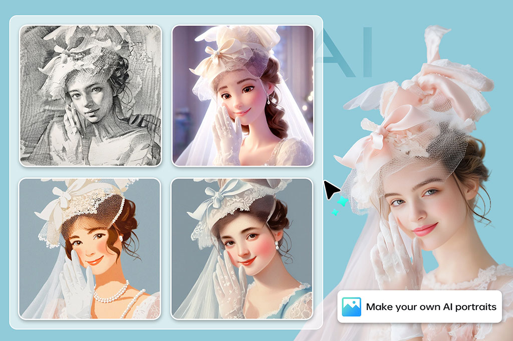 Explore Multiple Styles for Your Custom AI Portrait Explore Multiple Styles for Your Custom AI Portrait