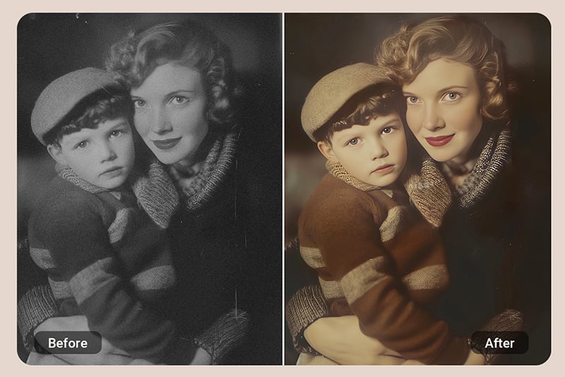 Restore old or blurry photos to HD quality Restore old or blurry photos to HD quality