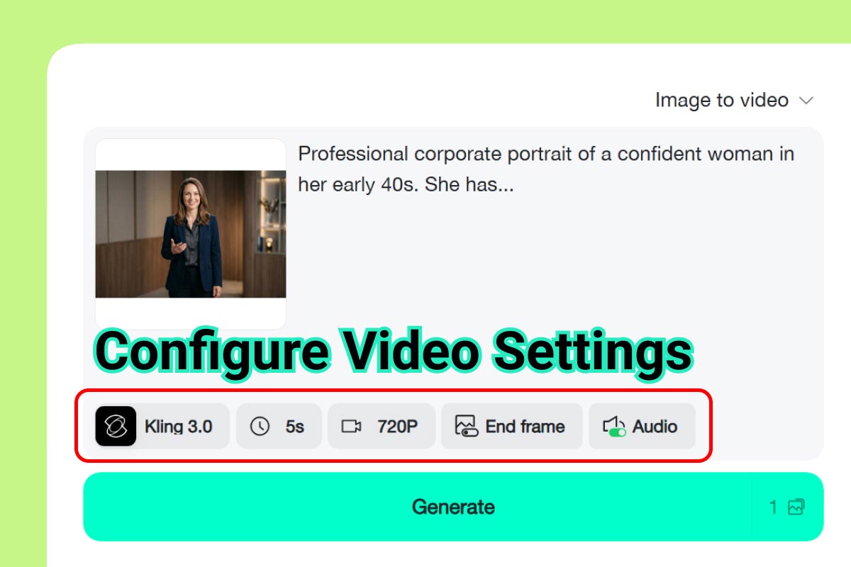 Step 2: Configure Video Settings