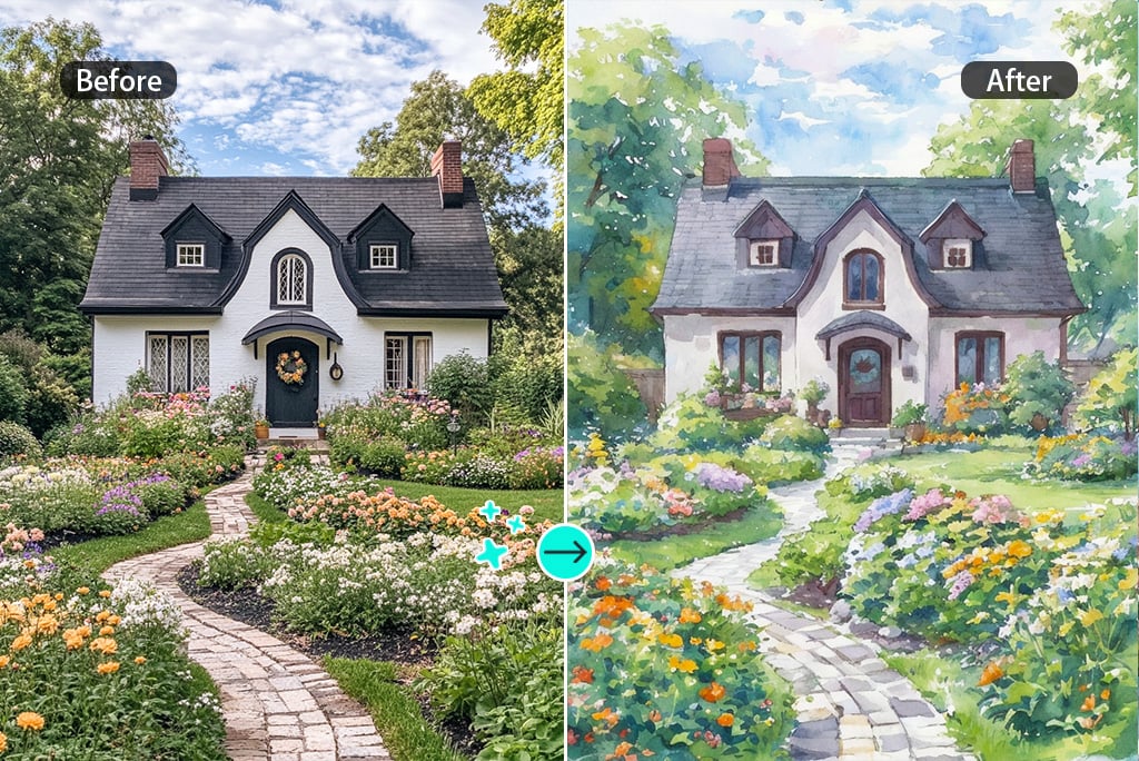 Turn Your Photo into Dreamy Watercolor Artwork Turn Your Photo into Dreamy Watercolor Artwork