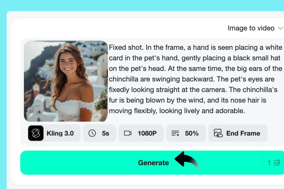 Step 3: Generate AI Video Step 3: Generate AI Video