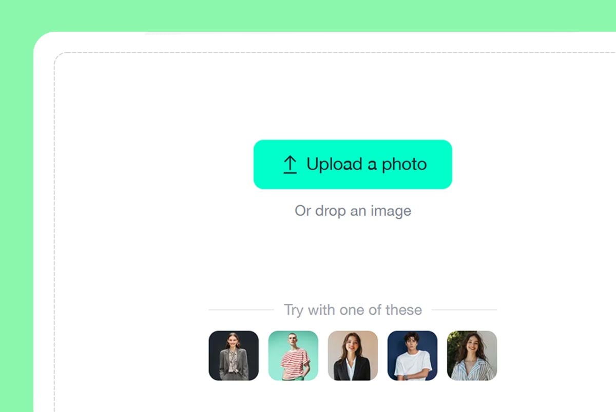 Step 1: Upload Your Original Photo Step 1: Upload Your Original Photo