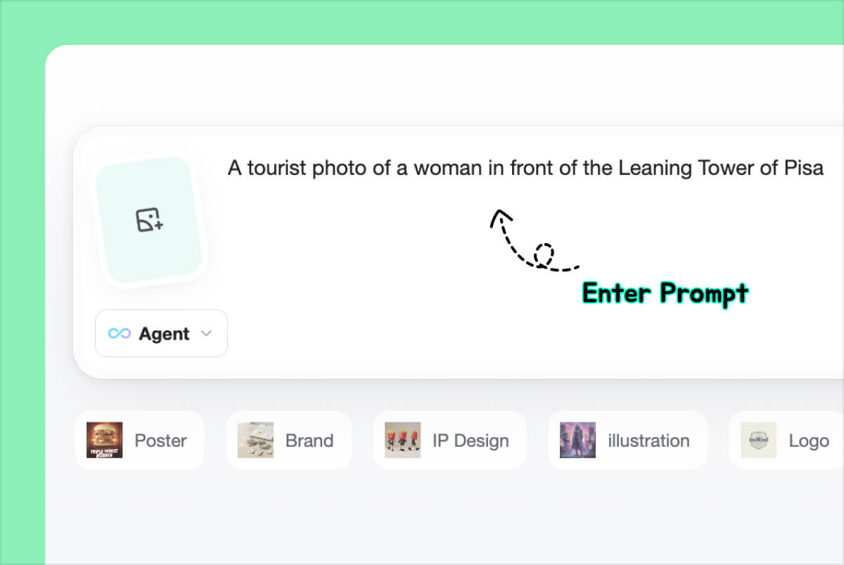 Enter a Prompt or Upload a Photo