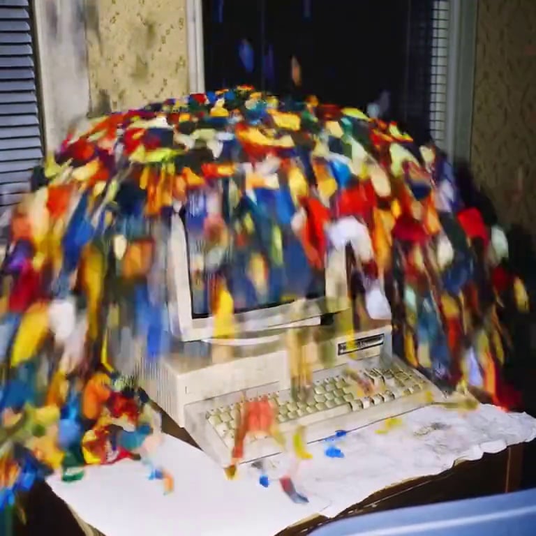 AI Lego Blast Effect