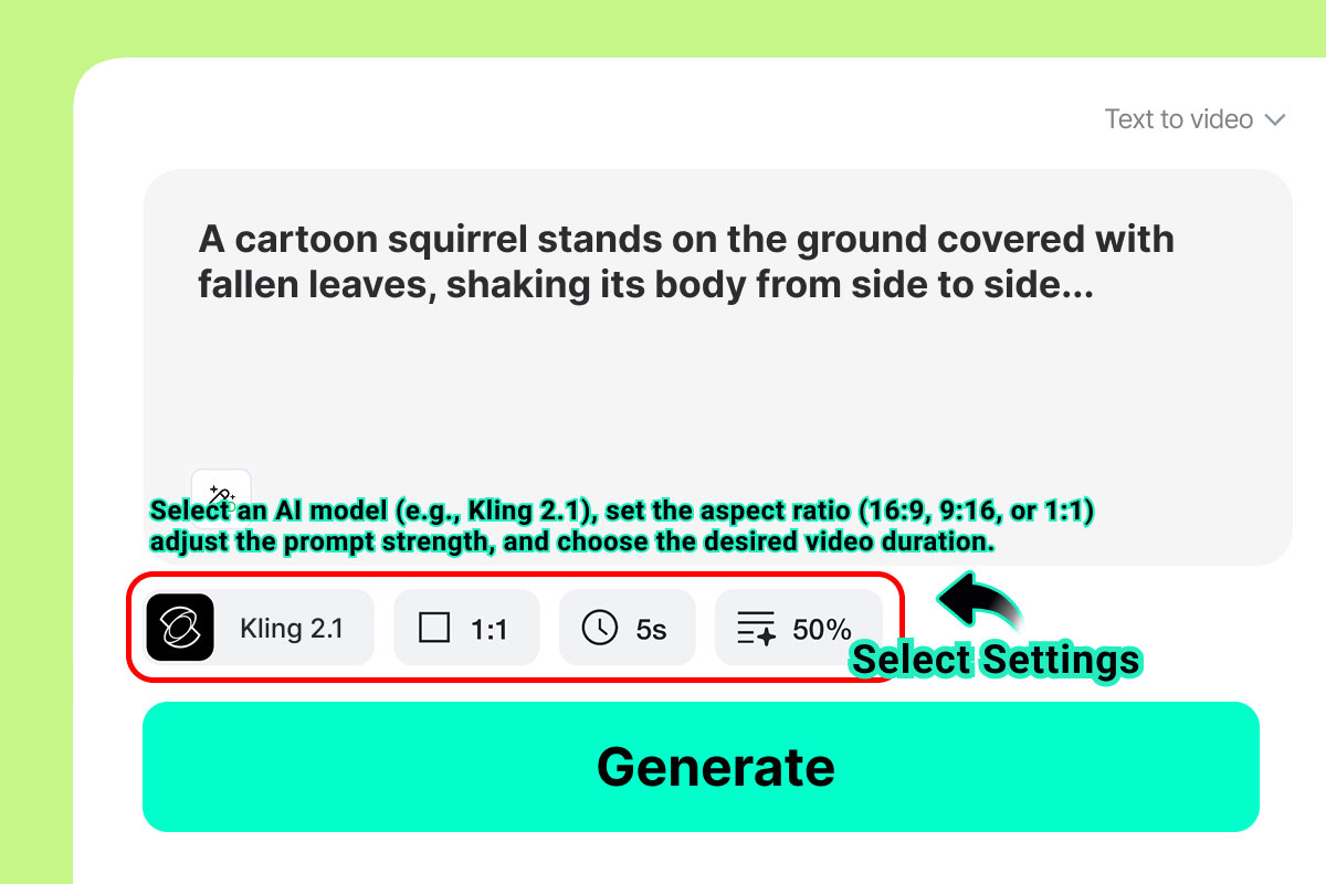 Choose Video Settings