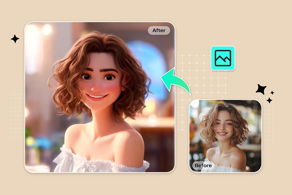 Turn Photos into AI Faces with One Click Turn Photos into AI Faces with One Click