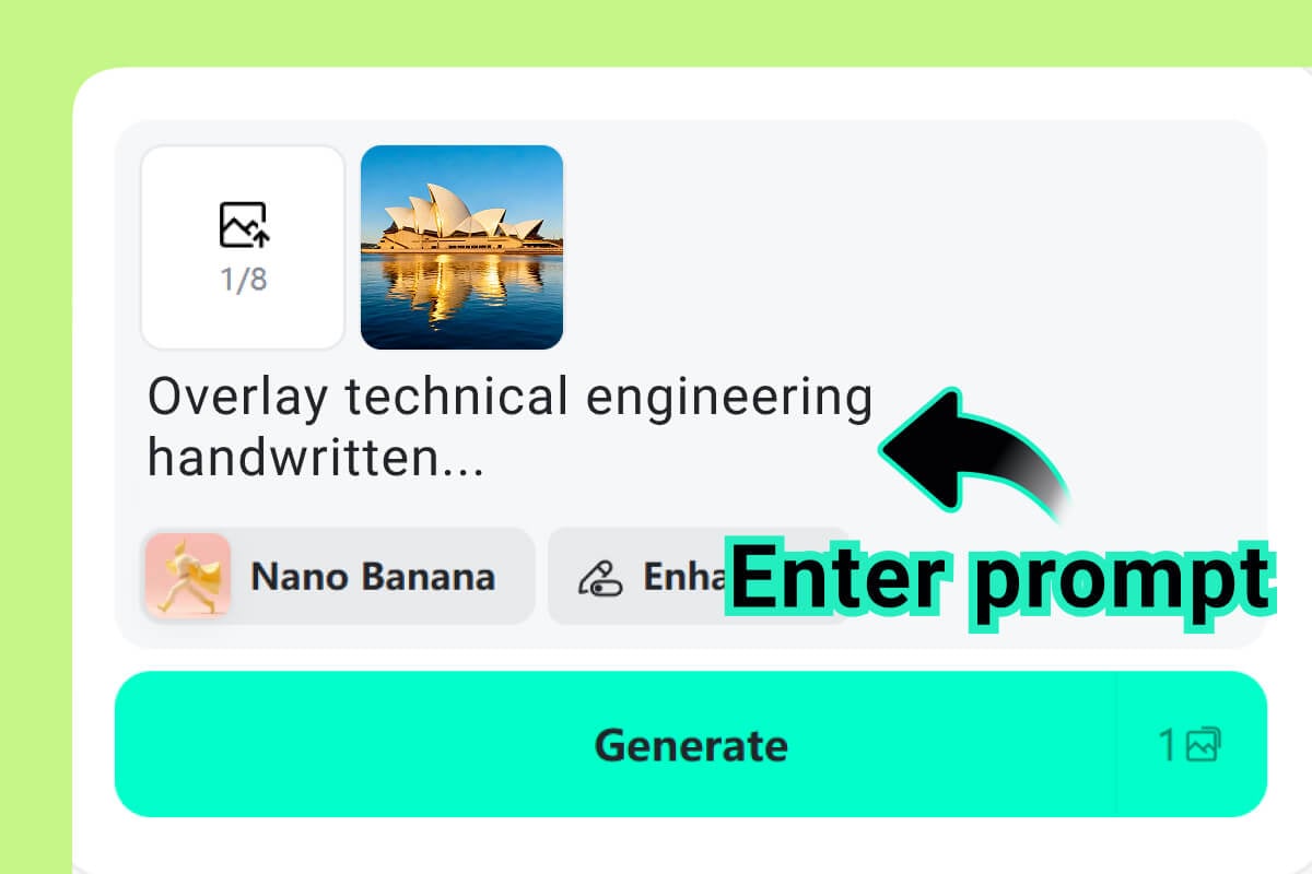 Step 2. Enter Your Prompt or Upload Your Photo Step 2. Enter Your Prompt or Upload Your Photo
