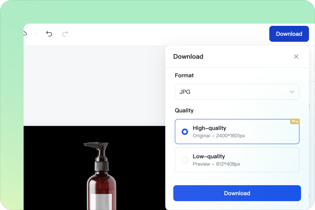 Download your designs Download your designs