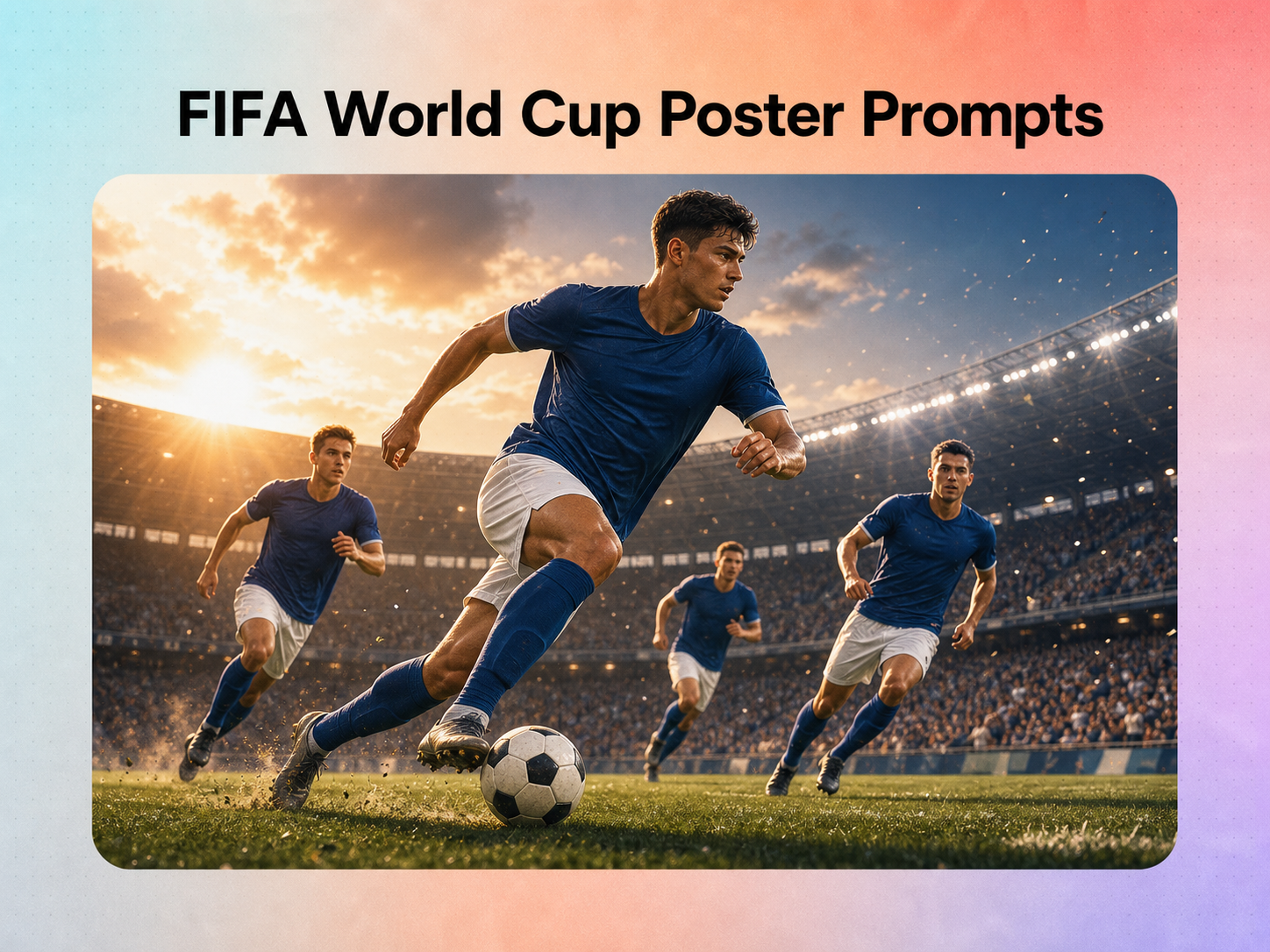 FIFA World Cup Poster Prompts: 30+ Examples to Create Football Posters FIFA World Cup Poster Prompts: 30+ Examples to Create Football Posters