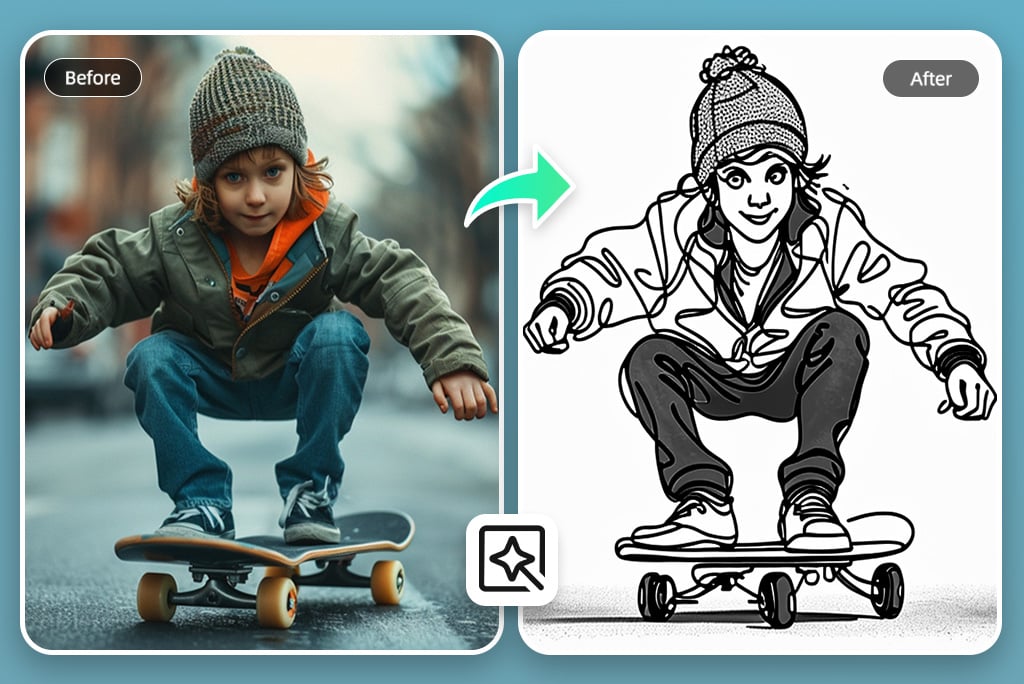 Convert Photos into Detailed Line Art Convert Photos into Detailed Line Art