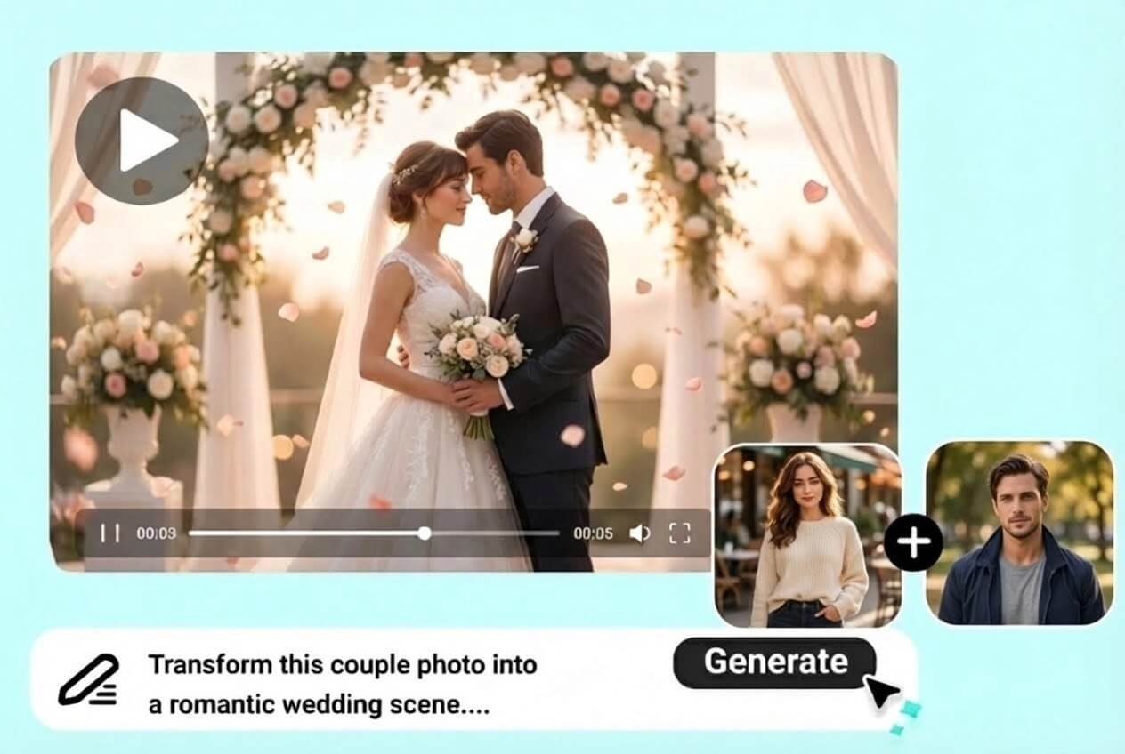 Customize Wedding Videos from Images