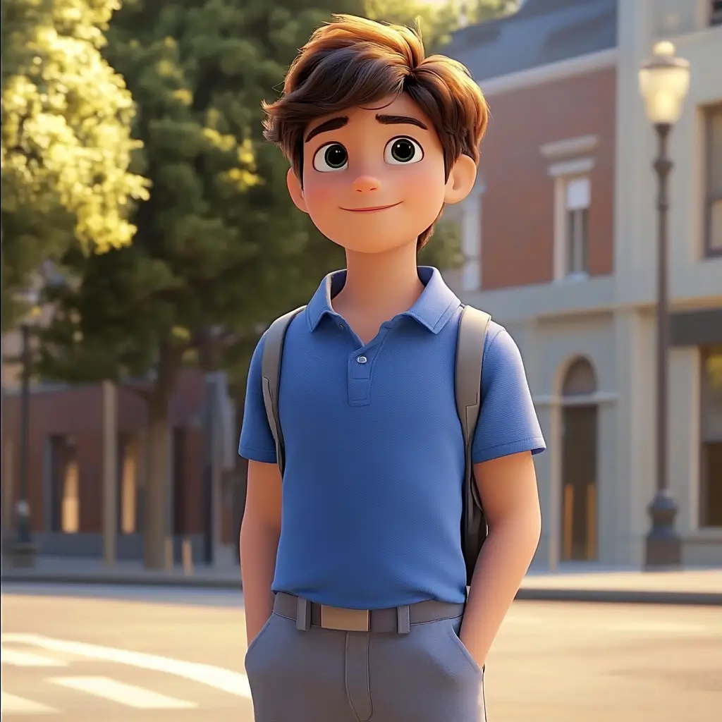 Cute Cartoon Boy Cute Cartoon Boy