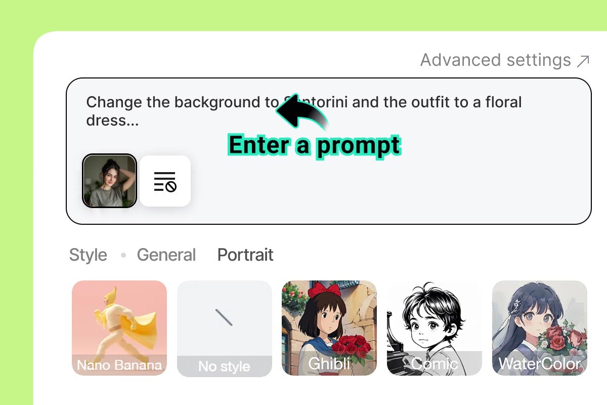 Step 2. Enter Your Prompt