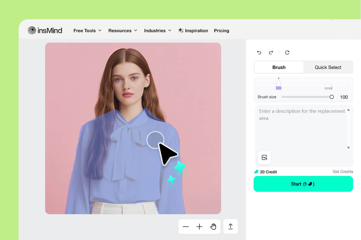 Step 2. Select the Clothes Area Step 2. Select the Clothes Area