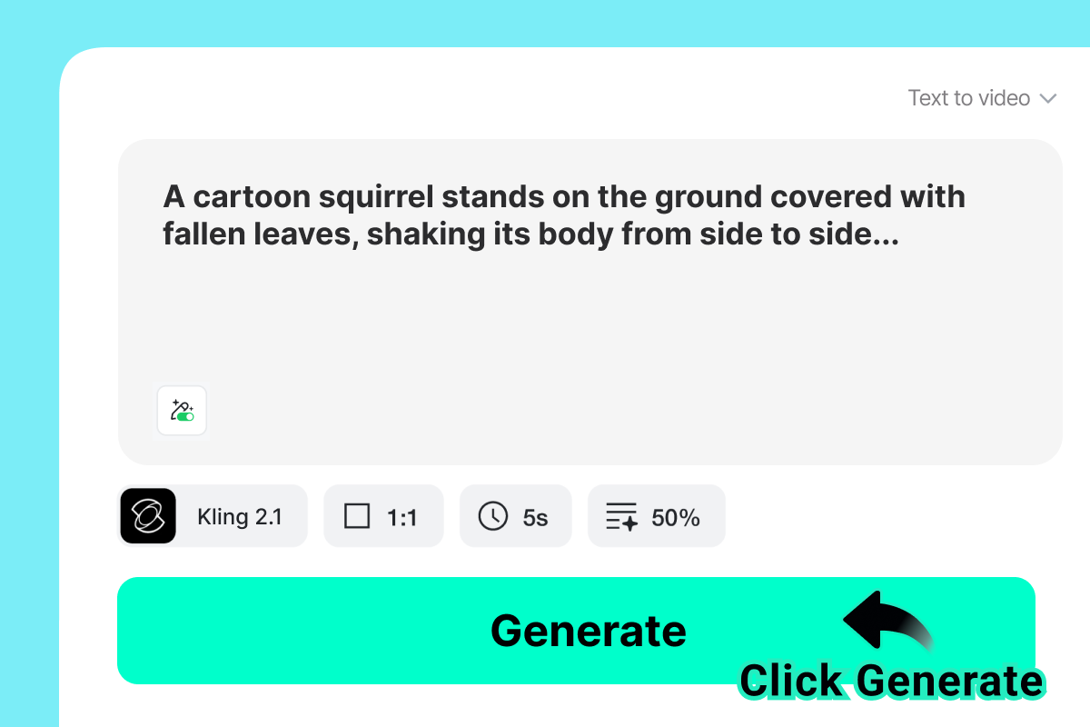 Step 3: Click "Generate"