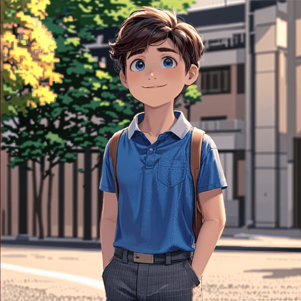 Cute Cartoon Boy Cute Cartoon Boy