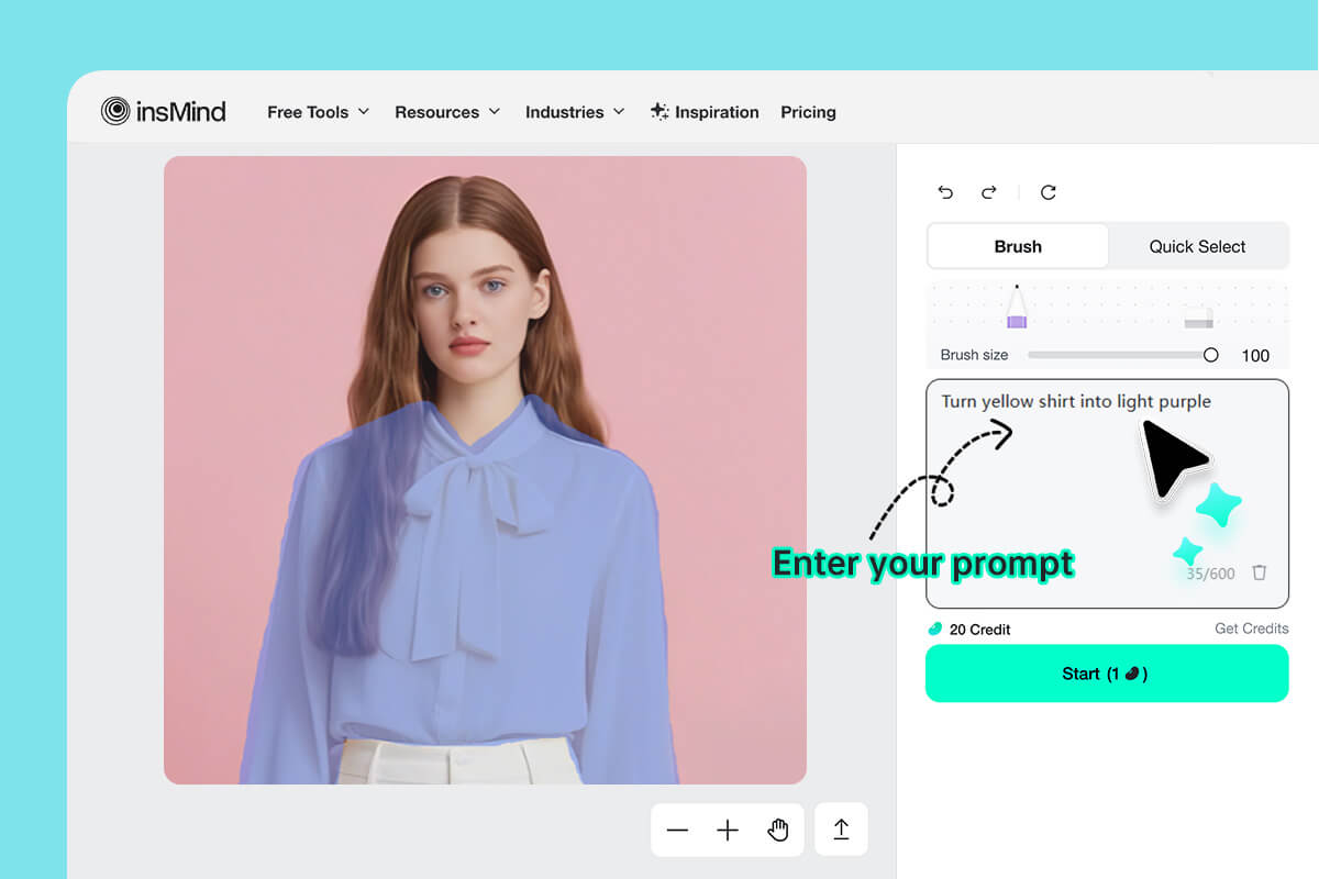 Step 3. Enter the Prompt Step 3. Enter the Prompt