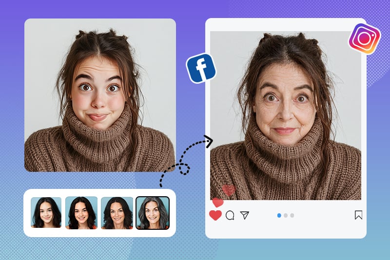 Aging Filter for Social Media Fun Aging Filter for Social Media Fun