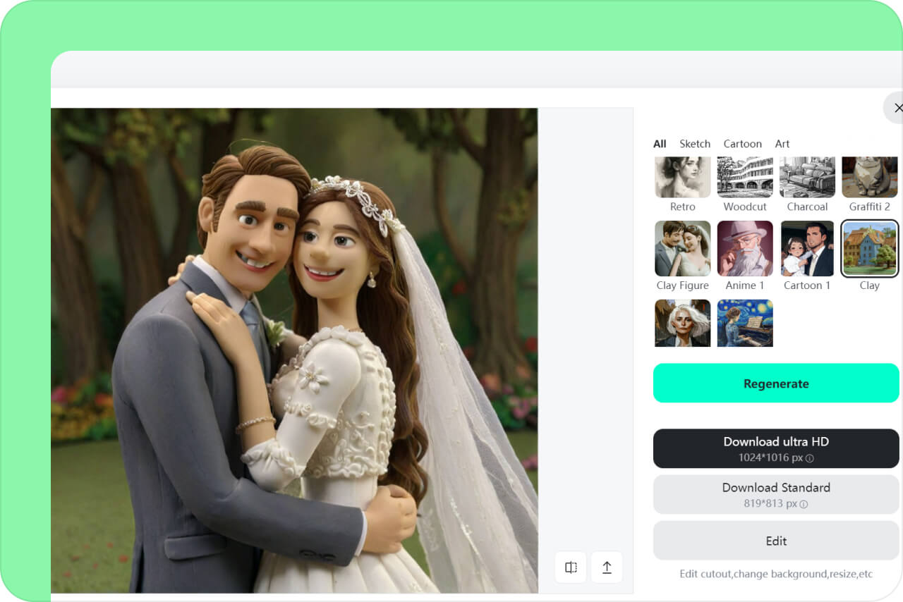 Select the Clay Filter Select the Clay Filter