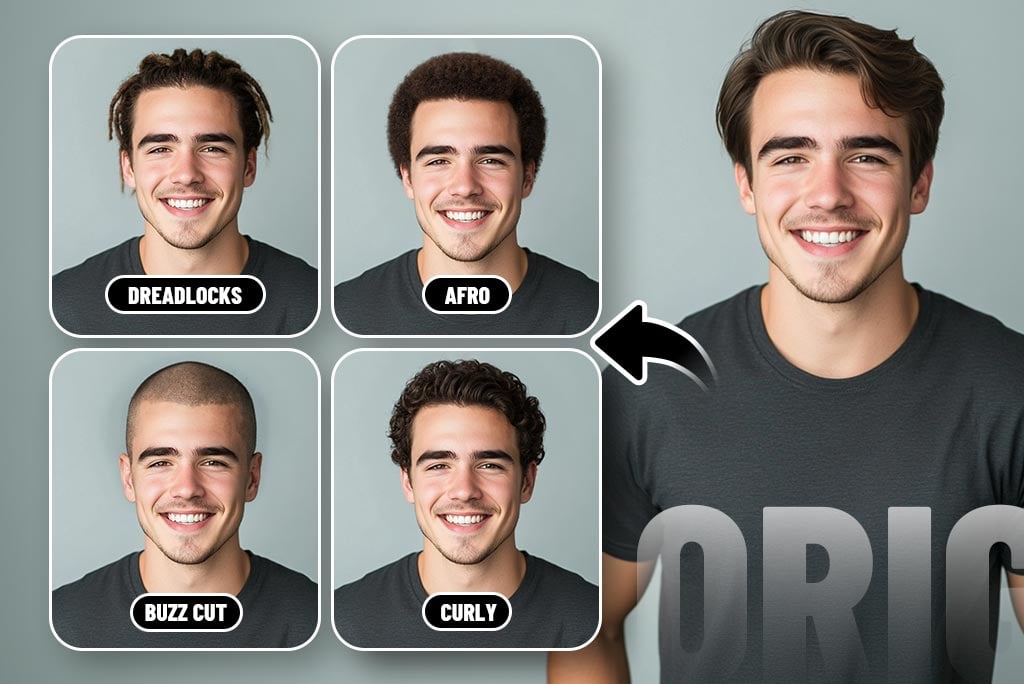 Hairstyle Changer for Men Hairstyle Changer for Men
