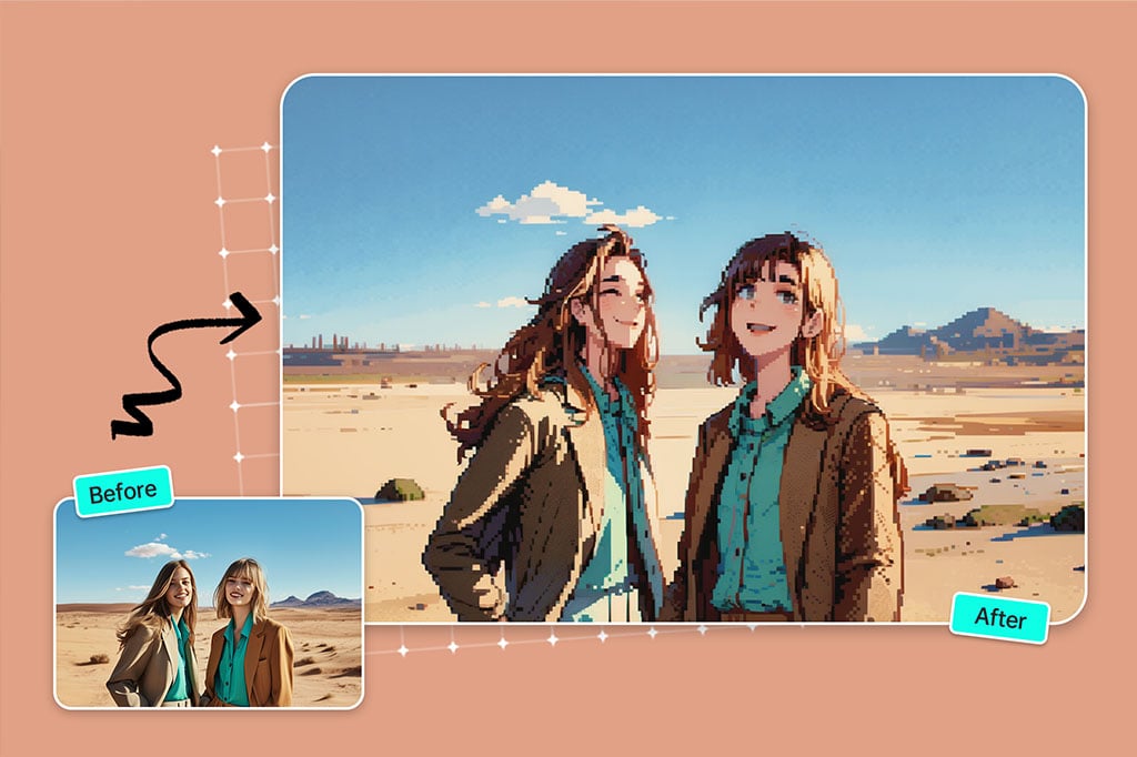 Convert an Image to Pixel Art Without Drawing Every Block Convert an Image to Pixel Art Without Drawing Every Block