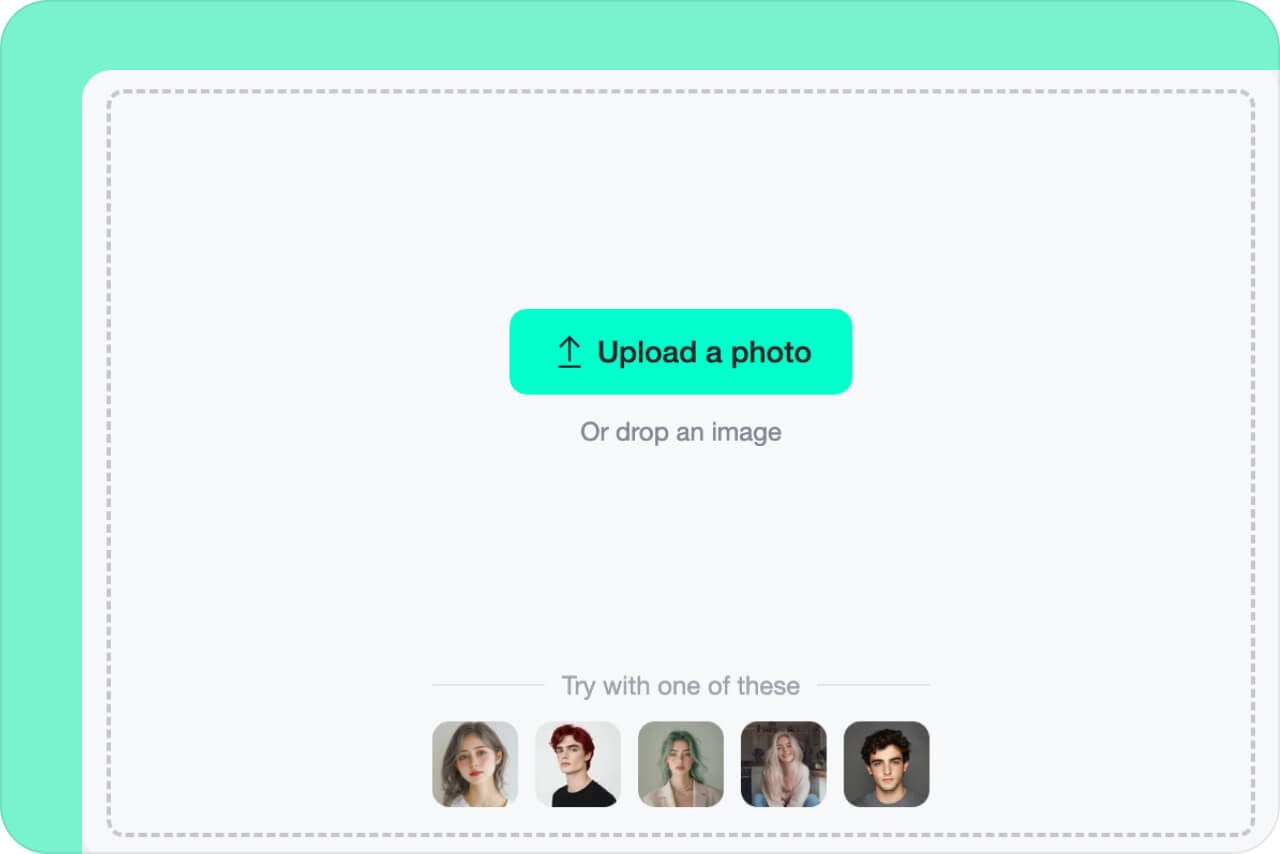 Upload your portrait Upload your portrait