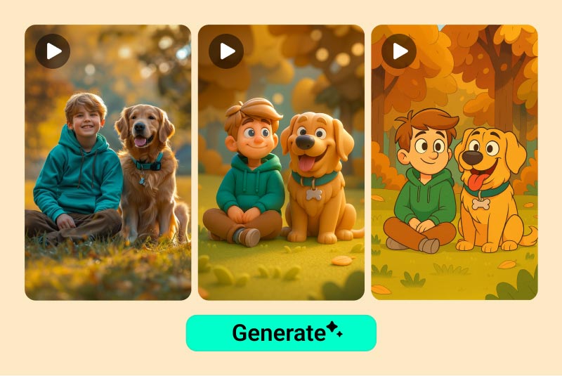 Animation Style Transformation Animation Style Transformation