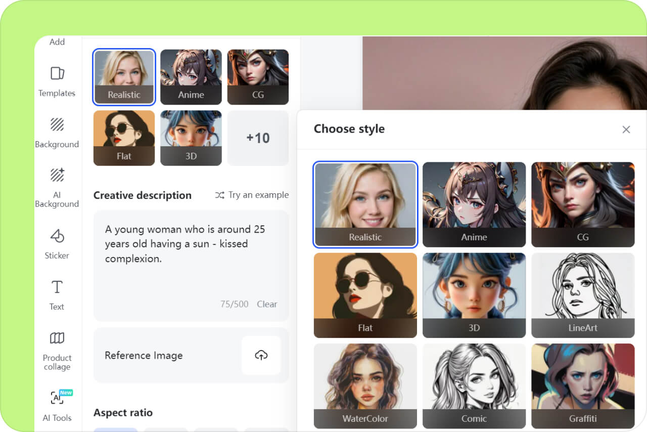 Step 3. Select the Style Step 3. Select the Style
