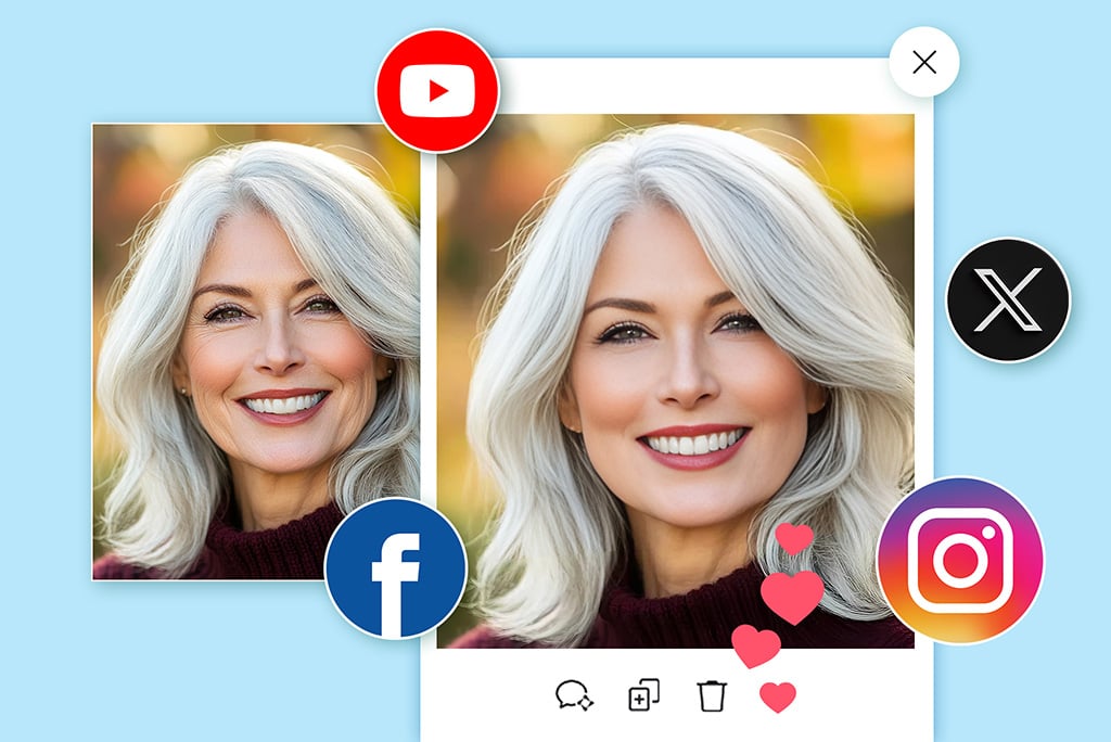 Retouch and Enhance Portraits with One-Click Wrinkle Removal Retouch and Enhance Portraits with One-Click Wrinkle Removal