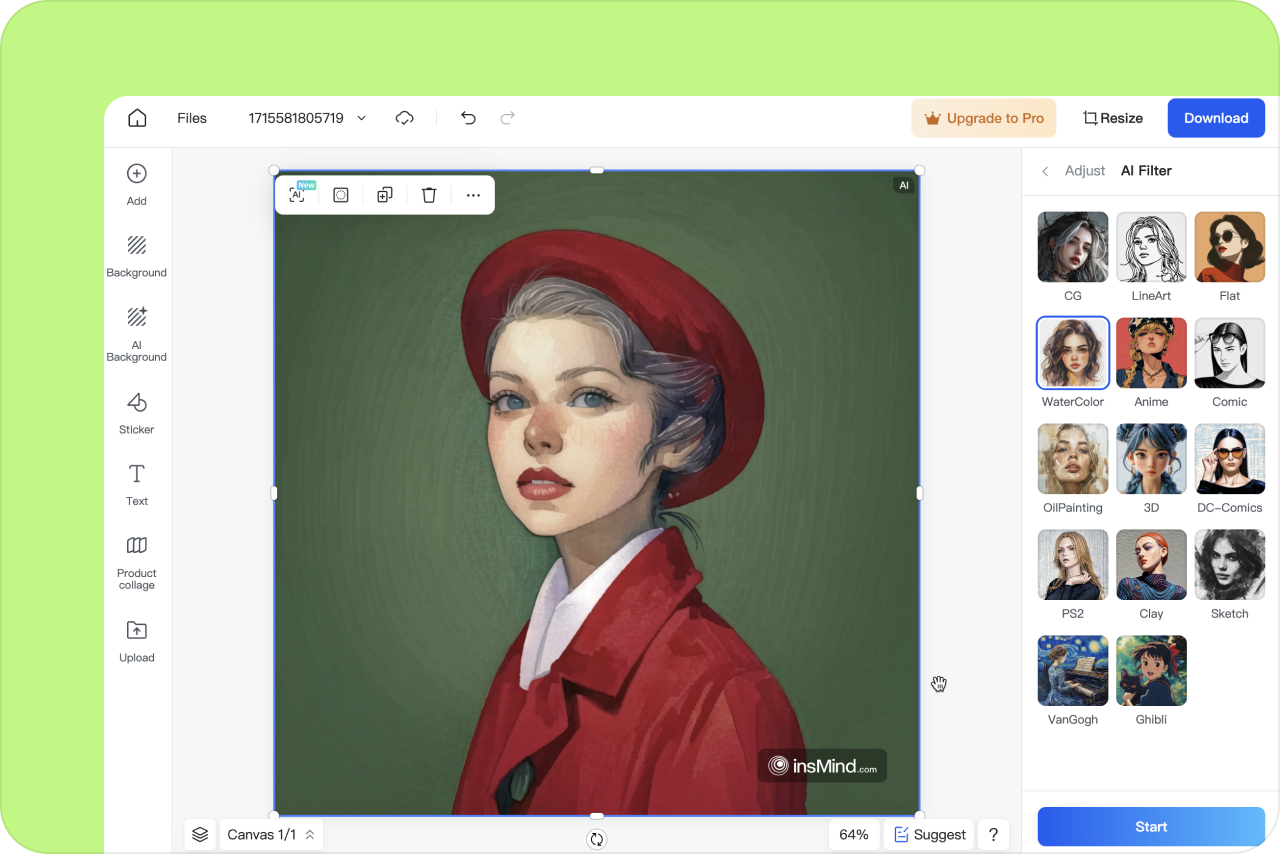 Review the Watercolor Result Review the Watercolor Result