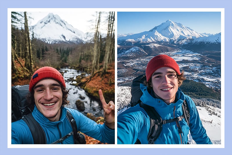 Show Two Different Perspectives Show Two Different Perspectives