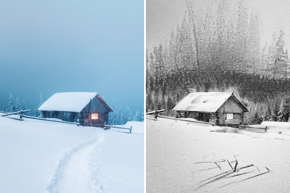 Change Landscapes into Sketch or Line-Art Scenes Change Landscapes into Sketch or Line-Art Scenes