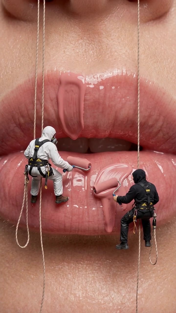 Creative Lipstick Miniature Ad