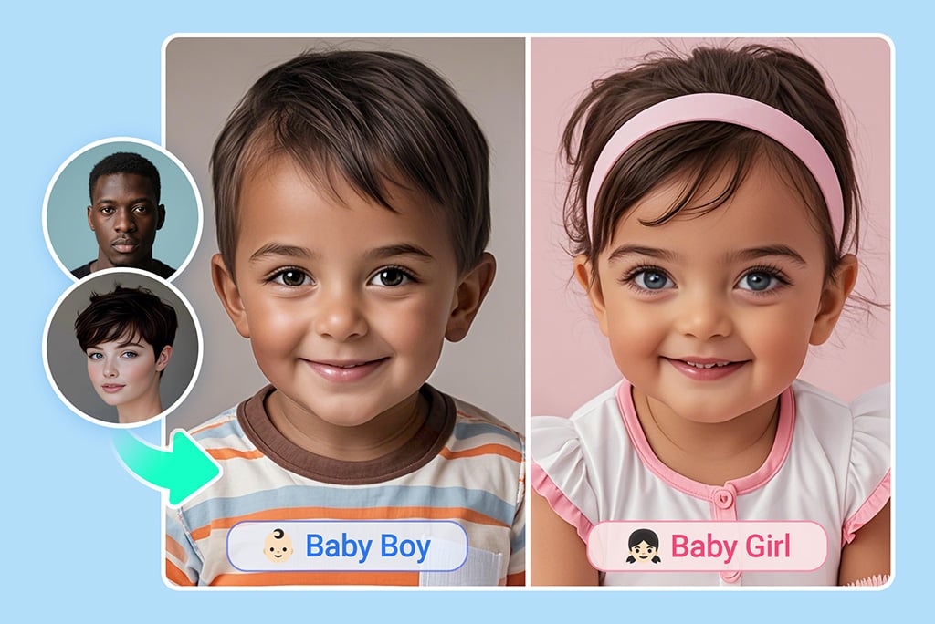 See What Your Baby Could Look Like From Two Photos See What Your Baby Could Look Like From Two Photos