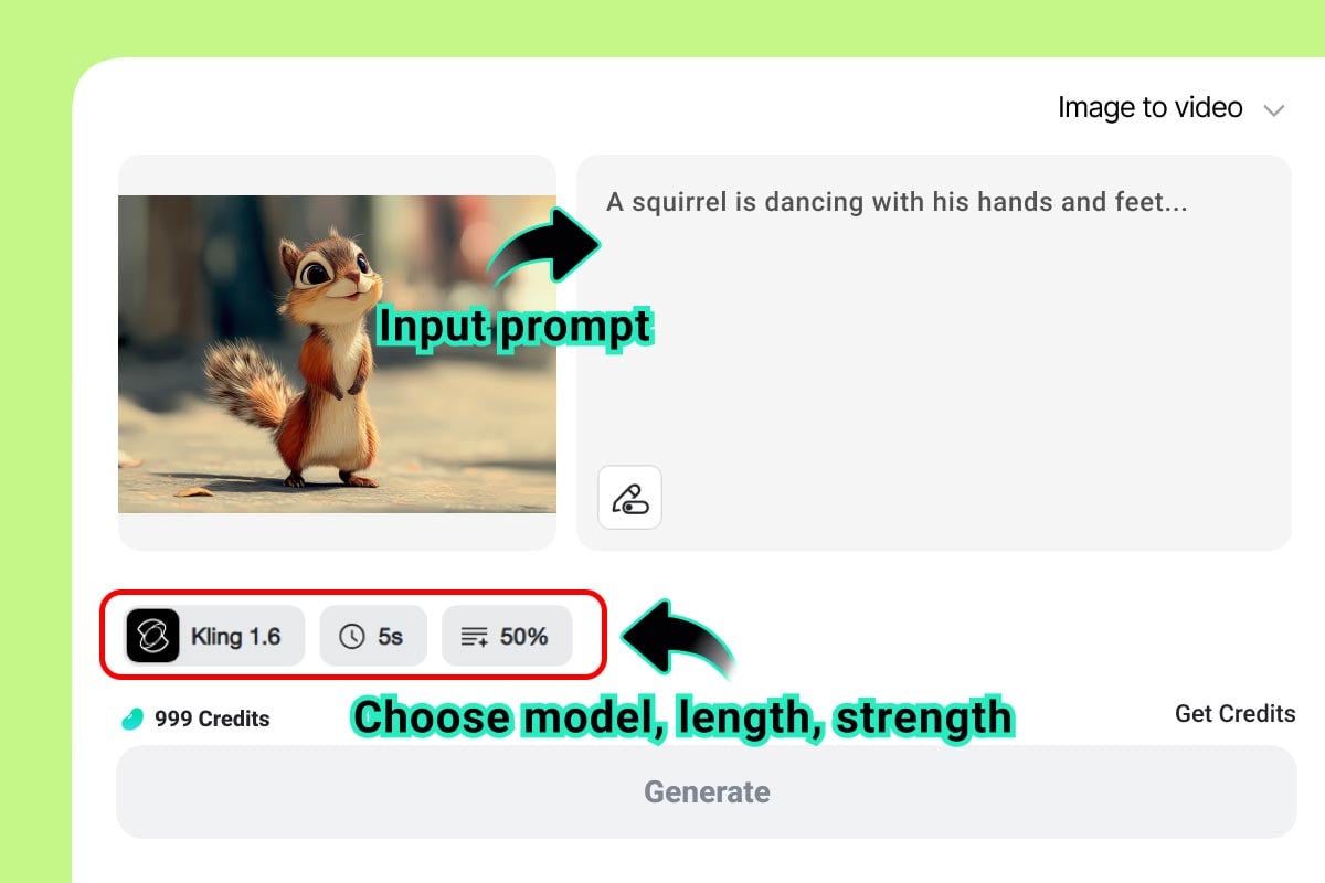 Write a Motion Prompt