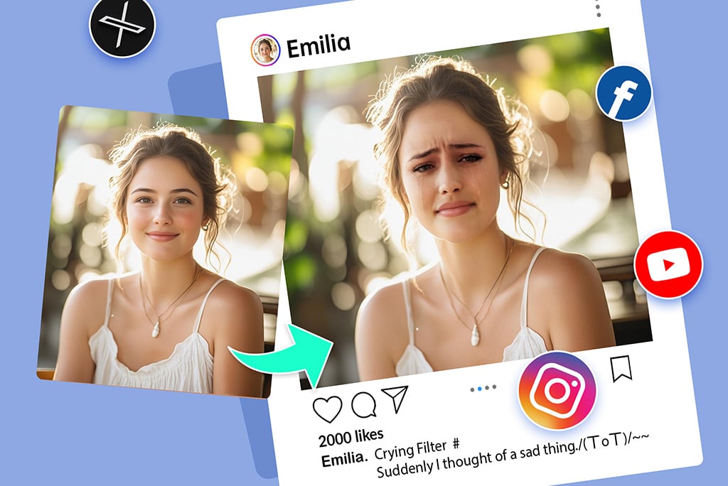 Create Viral Memes and Content with the Sad Face Filter Create Viral Memes and Content with the Sad Face Filter