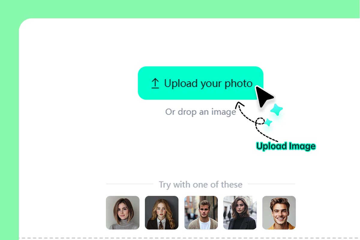 Upload a clear selfie Upload a clear selfie