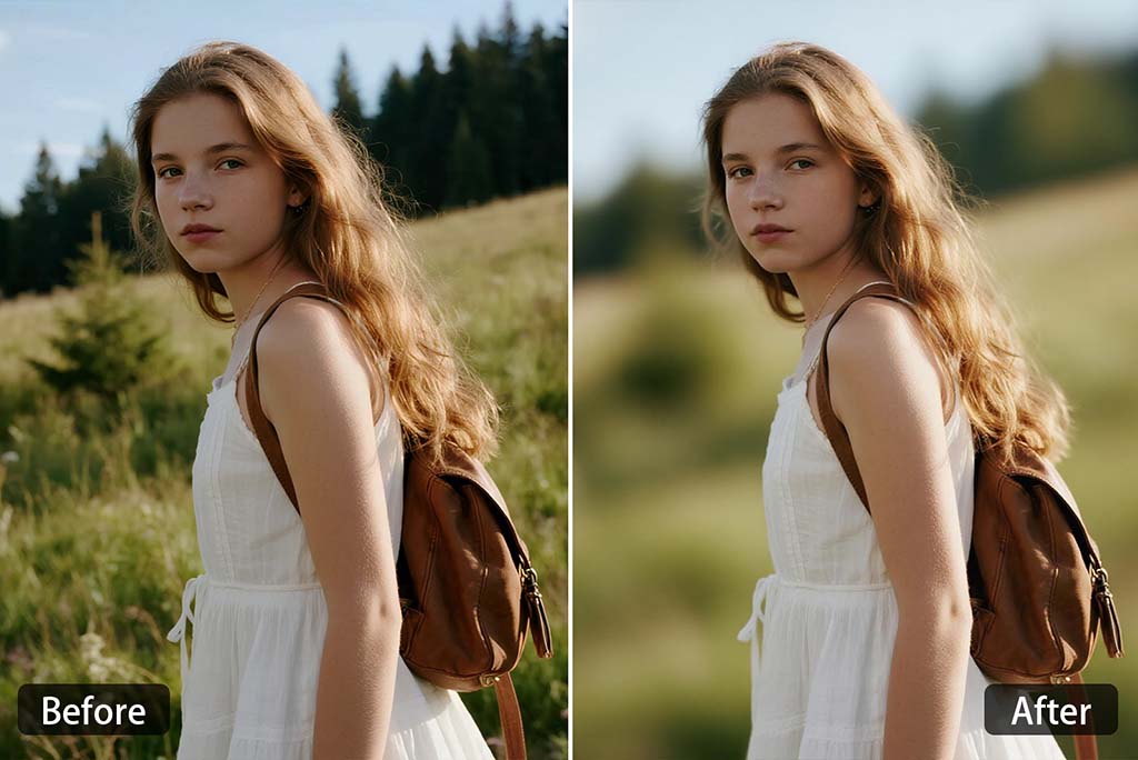 Make Background Blur and Focus on Subject with Selective Filter